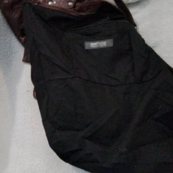 Kennethcole Reaction Red Flux Snake Skin Tote Bag Vintage Lp34 - Picture 2 of 8